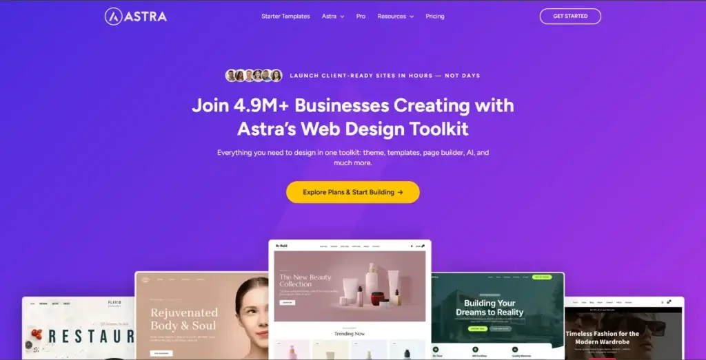 astra wordpress - akad digitech