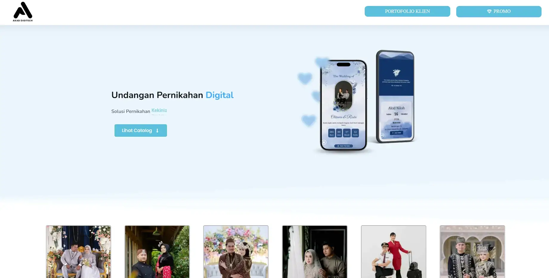 undangan digital pernikahan- akad digitech