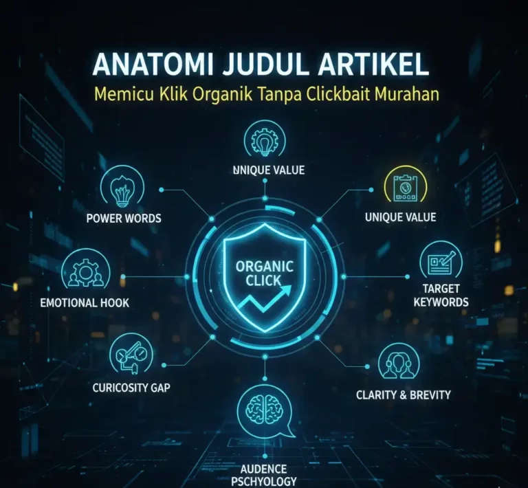 Anatomi Judul Artikel yang Memicu Klik Organik Tanpa Clickbait Murahan